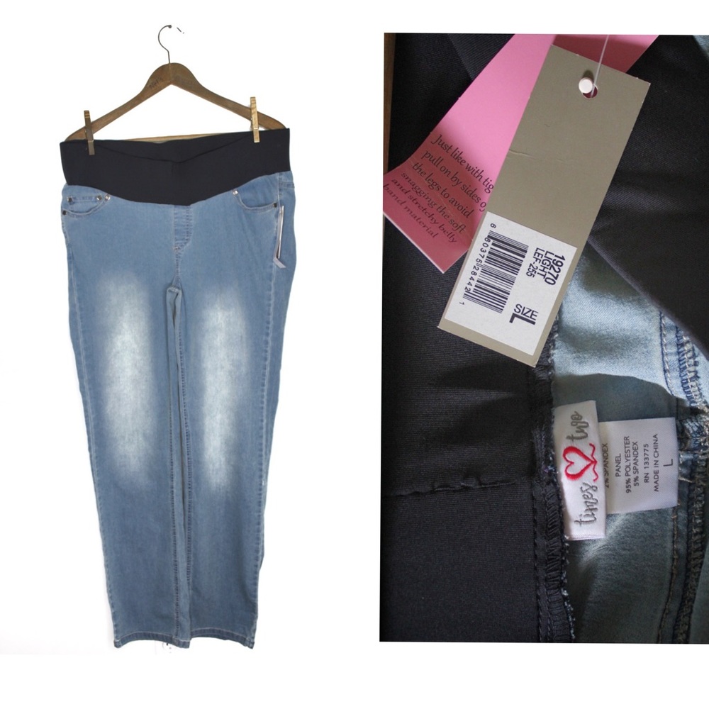 Times Two NWT Maternity Jeans Large